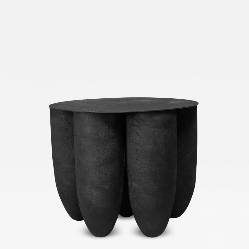 Studio Arno Declercq Arno Declercq Black Senufo Low Coffee or Side Table