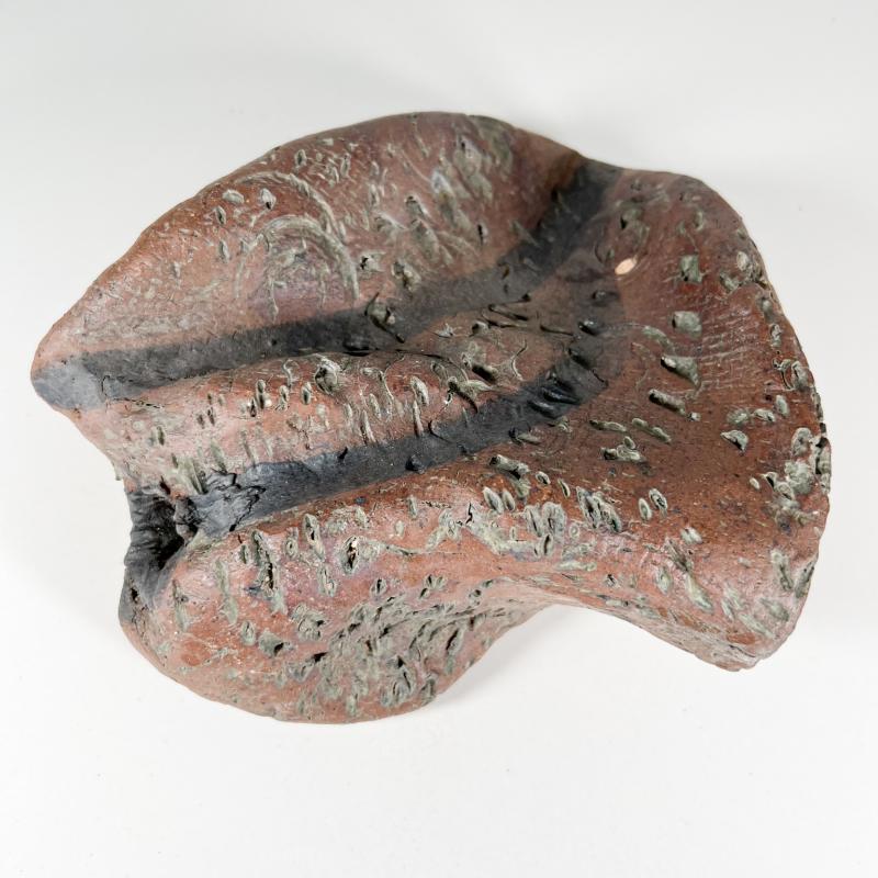 Abstract Art Pottery Smashed Organic Modern Textured Sculpture