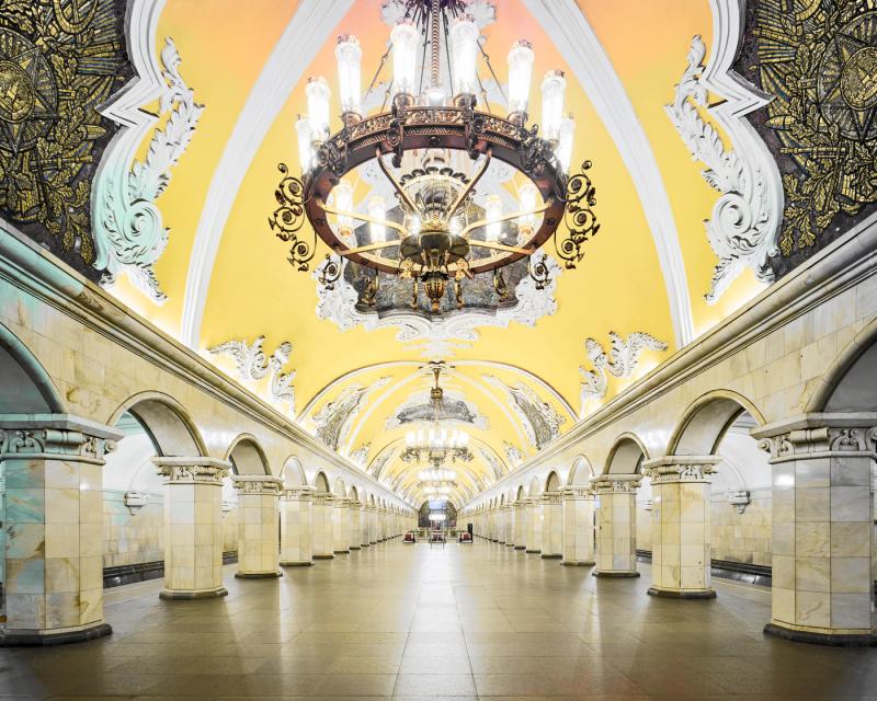 David Burdeny David Burdeny Komsomolskaya Metro Station Moscow Russia