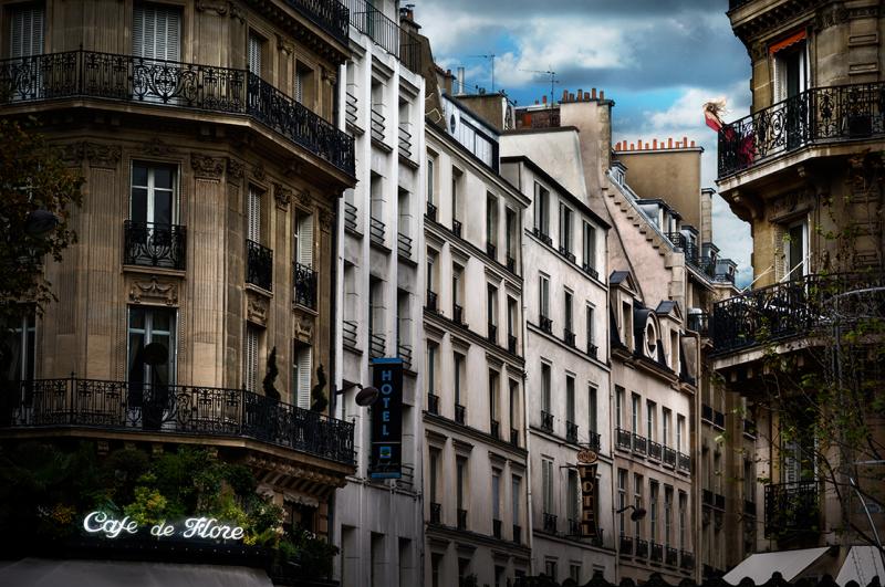 David Drebin David Drebin Red Dress In Paris 2013