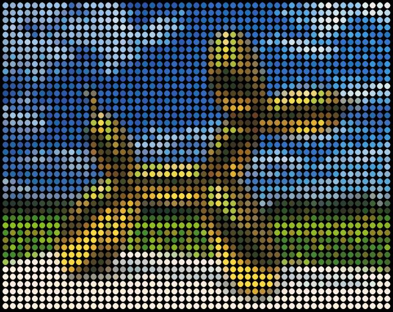 Dimitri Likissas Balloon Dog in Field Dimitri Likissas