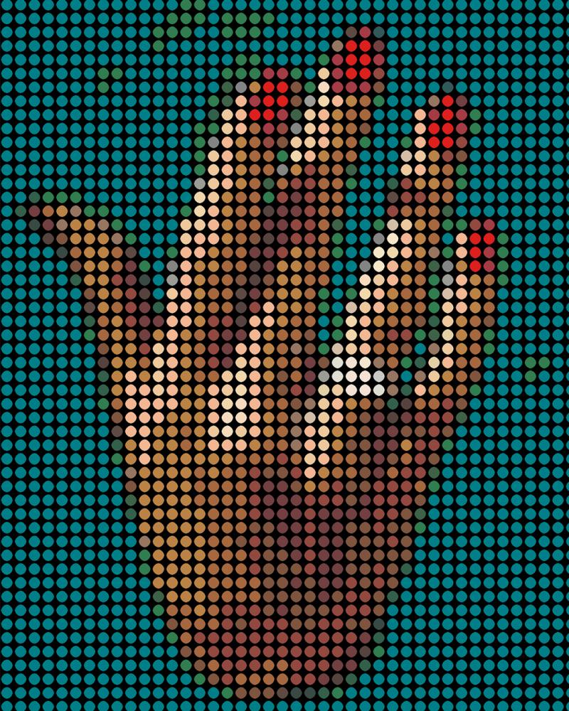 Dimitri Likissas Hand with Diamond Dimitri Likissas