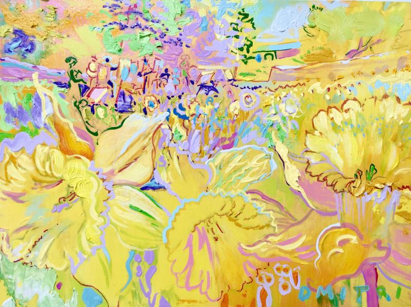 Dmitri Wright Daffodils Yellow V Dmitri Wright