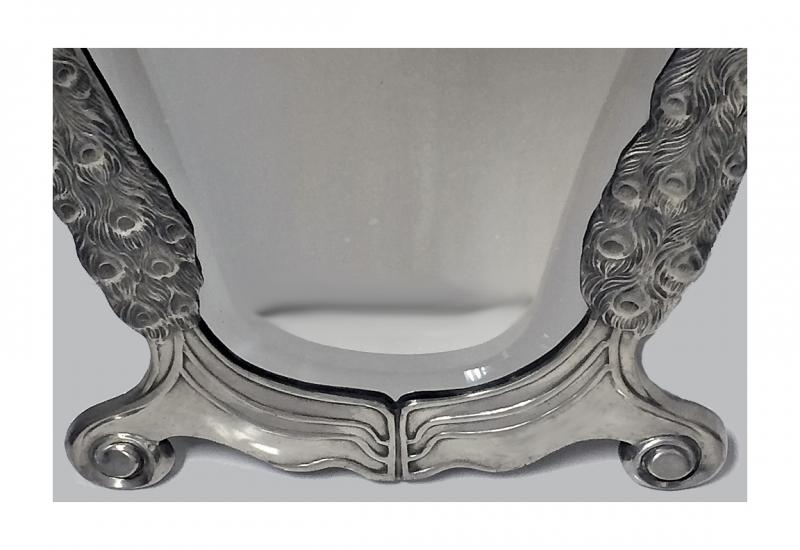 URANIA HOLLAND - Plat De Service En étain Pour Fruits, Style Arts And Crafts Par Friedrich Adler