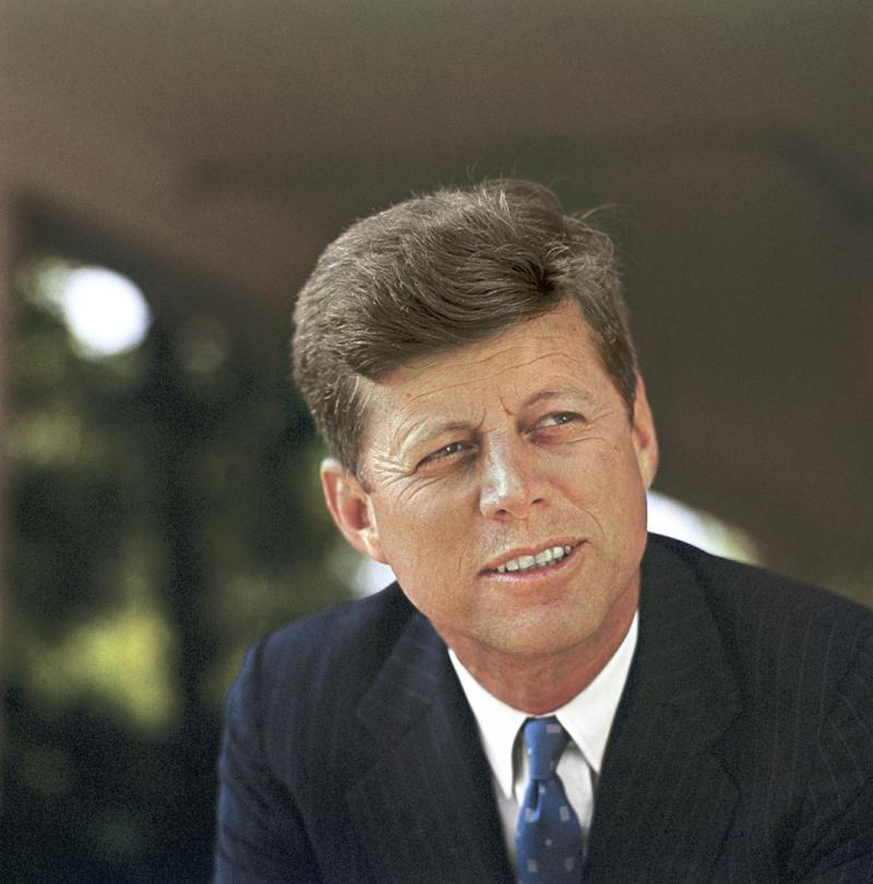 Mark Shaw Mark Shaw Kennedy John Color Portrait