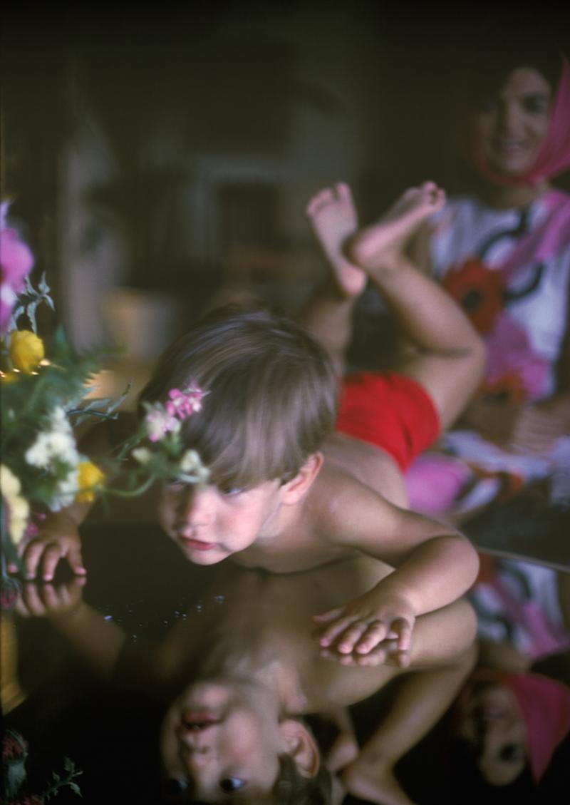 Mark Shaw Mark Shaw Kennedy John Jr On Reflective Tabletop 1963