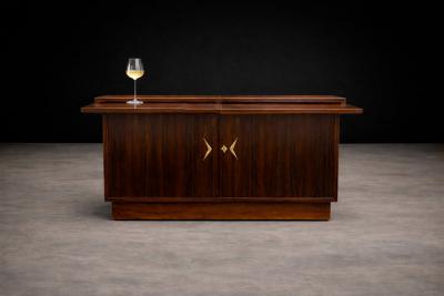  Ando Rosewood Sideboard Bar with Pull Out Trays by Ando Brazil 1950s Lot 225A