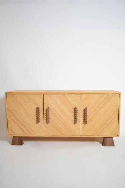  Arrabida 180cm rattan and walnut sideboard Barracuda edition 