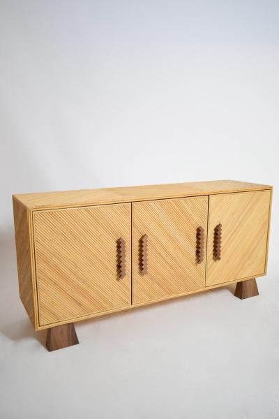  Arrabida 180cm rattan and walnut sideboard Barracuda edition 