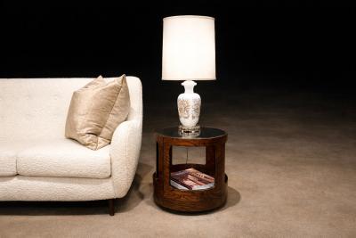  Bertomeu Cia Brazilian Modern Two Tier Side Table in Rosewood by Bertomeu 1960s Lot 868