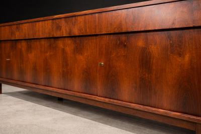  Celina Decora es Brazilian Modern Credenza in Brazilian Rosewood by Celina 1960s Lot 707A