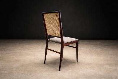  Celina Decora es Set of Four Rosewood Cane Dining Chairs by Celina 1960s Lot 564B