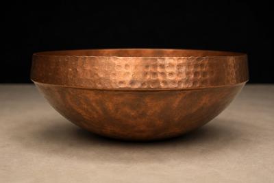  Ensamble Artesano Sculpted Fruit Bowl Copper Ensamble Artesano 2024 Lot 774