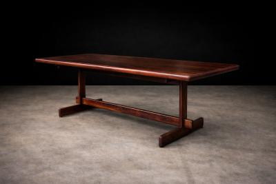  Jorge Jabour Brazilian Modern Dining Table in Rosewood by Jorge Jabour 1960s