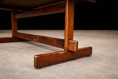  Jorge Jabour Brazilian Modern Dining Table in Rosewood by Jorge Jabour 1960s