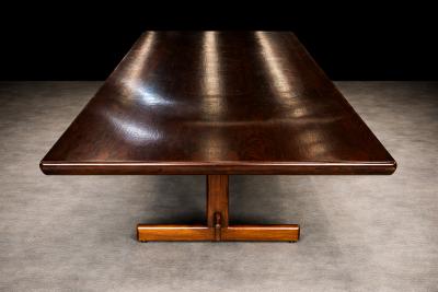  Jorge Jabour Brazilian Modern Dining Table in Rosewood by Jorge Jabour 1960s