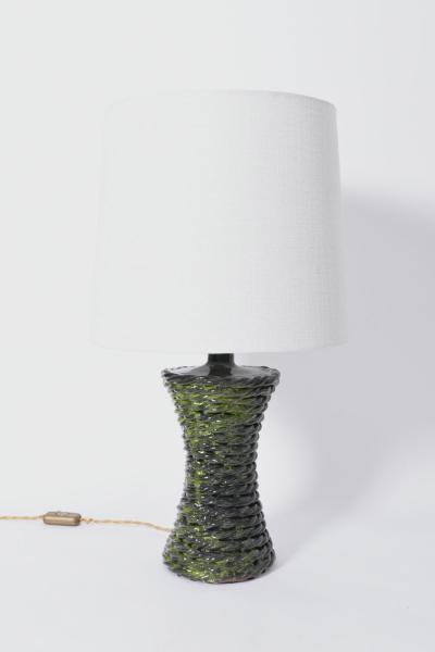  Kasa green rope ceramic lamp 32cm Barracuda Edition 