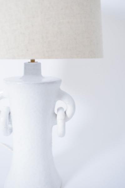  Kasa white handles ceramic lamp 32cm Barracuda Edition 