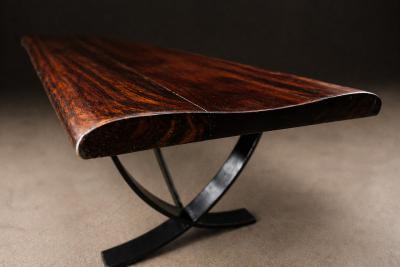  Liceu de Artes e Of cios Bench by Liceu de Artes e Oficios Rosewood Iron 1960s Lot 864