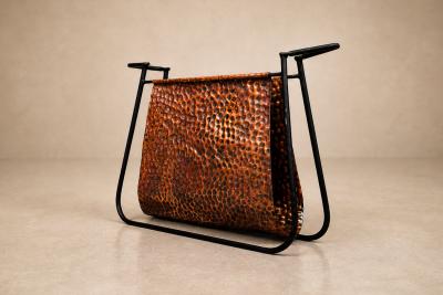  Martin Eisler Carlo Hauner Carlo Hauner Martin Eisler Magazine Rack for Forma Brazil 1950s Lot 670