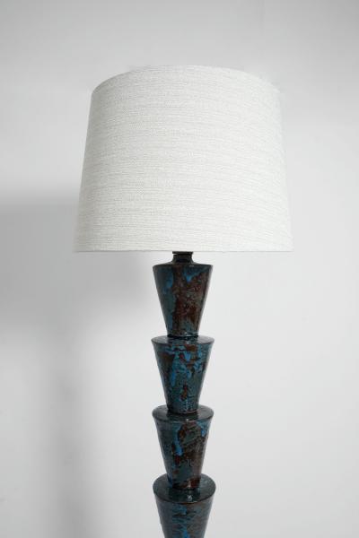  Nizwa blue and brown floor lamp Barracuda edition 
