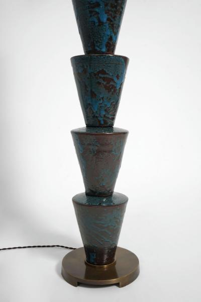  Nizwa blue and brown floor lamp Barracuda edition 