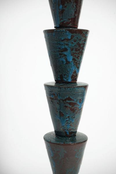  Nizwa blue and brown floor lamp Barracuda edition 