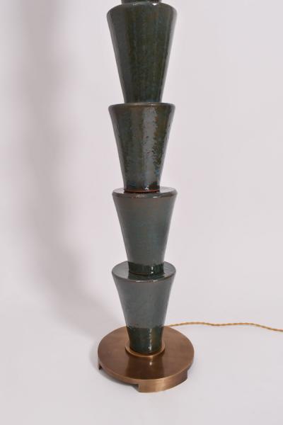  Nizwa blue and green ceramic floor lamp 