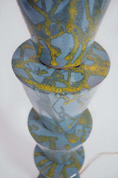  Nizwa blue and yellow floor lamp Barracuda edition 