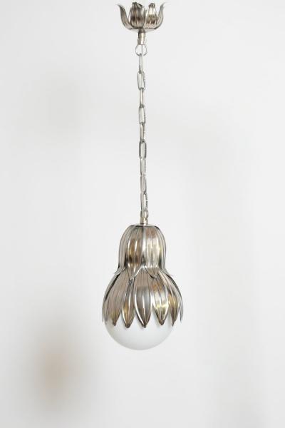  Normandy 27cm silver finish pendant lamp Barracuda edition 