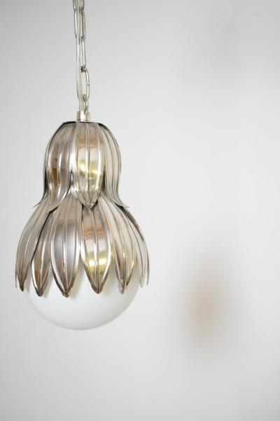  Normandy 27cm silver finish pendant lamp Barracuda edition 