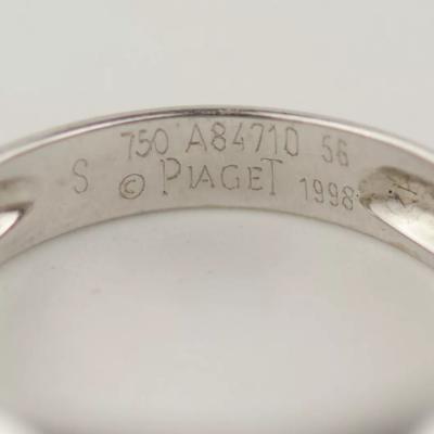  Piaget Piaget 18k White Gold Ring With Yellow Sapphire And Diamond