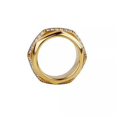 Piaget Piaget 18k Yellow Gold Ring With Diamonds Switzerland Late 20th Century