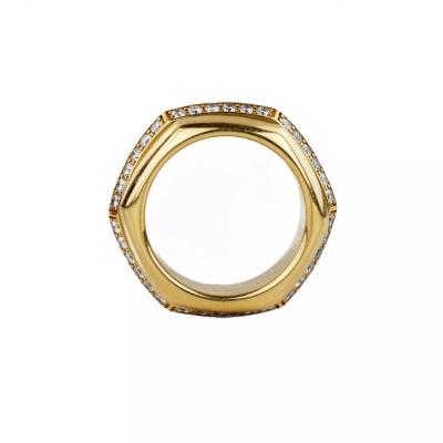  Piaget Piaget 18k Yellow Gold Ring With Diamonds Switzerland Late 20th Century