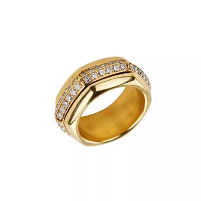  Piaget Piaget 18k Yellow Gold Ring With Diamonds Switzerland Late 20th Century