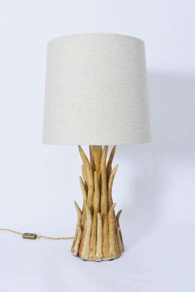  Pico 42cm mustard ceramic lamp Barracuda edition 