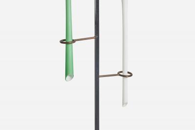  Seguso Seguso Vetri d Arte Seguso Vetri dArte Floor Lamp with Brass Metal Glass and Marble Italy