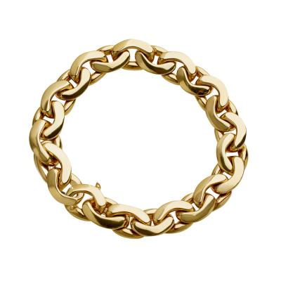  Tiffany Co Tiffany Co 18K Gold Curb Link Bracelet