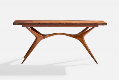  Trofelli Favaro Trofelli Favaro Flip top Console Table in Wood Brazil 1950s