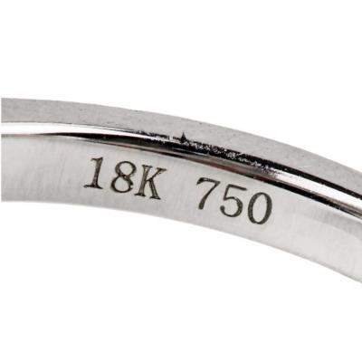 18 Carat White Gold And Diamond Ring