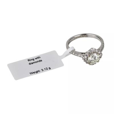 18 Carat White Gold And Diamond Ring