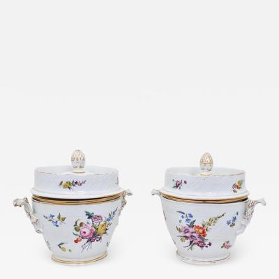 19th Century Porcelain Fruit Coolers a Pair