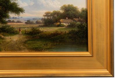 A Picturesque Devonshire Landscape 19th Century