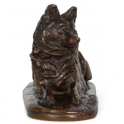 A Recumbent Husky Emmanuel Fremiet no 38