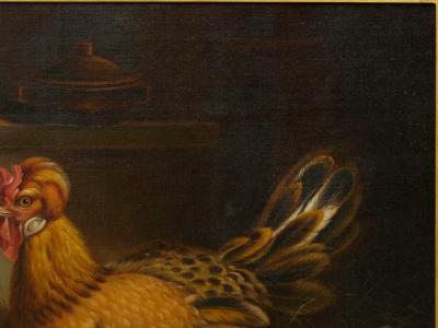 ANDREA CHERUBINI Hen and Chicks 1867 Andrea Cherubini Italian 1833 1905 