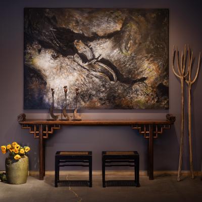 African Sickle Currency with Figure