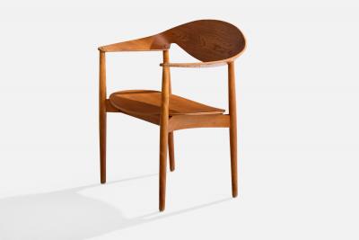 Aksel Bender Madsen Ejner Larsen Armchair in Teak Denmark 1950s