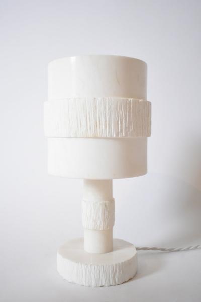Alabaster lamp 1970s 