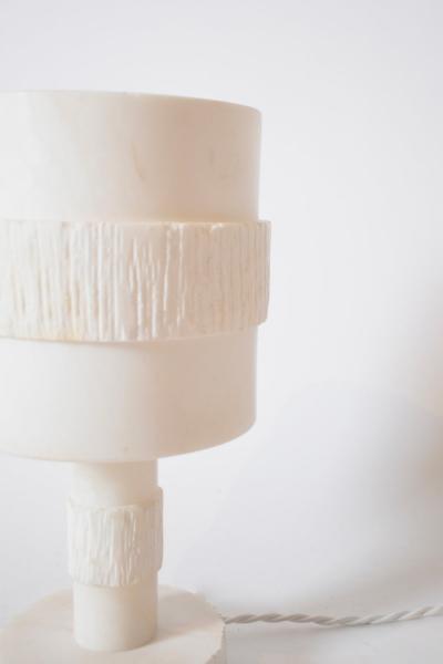 Alabaster lamp 1970s 