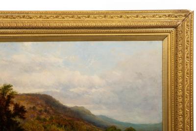 Alfred Augustus Glendening A River Landscape 1884 Alfred Augustus Glendening